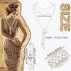 Elegant Pearl Jewelry Set With Geometric Pendant For Women Spring