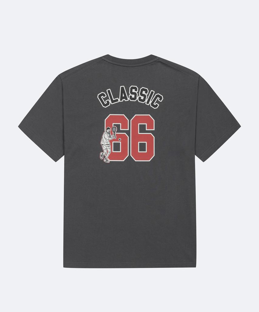 K-SWISS [Unisex] Classic 66 Coat Sketch Short Sleeve Tee_1Kstsfu905Dy