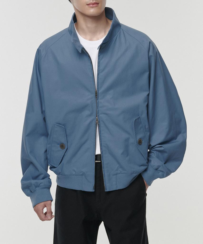 Musinsa Standard Cotton Harrington Jacket [Grayish Blue]