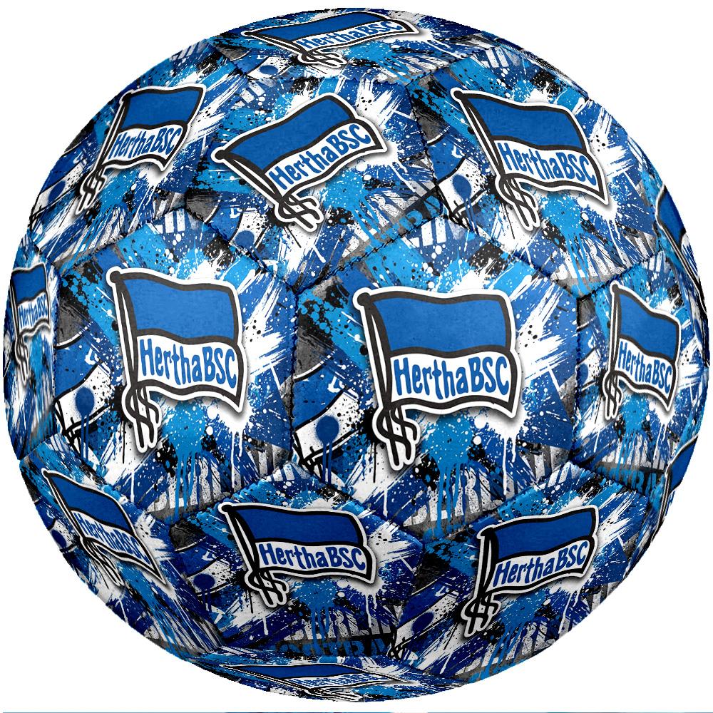 Hertha Bsc FC Size 5 Standard Football Durable Training Match Soccer Ball for Adult Outdoor Sports
