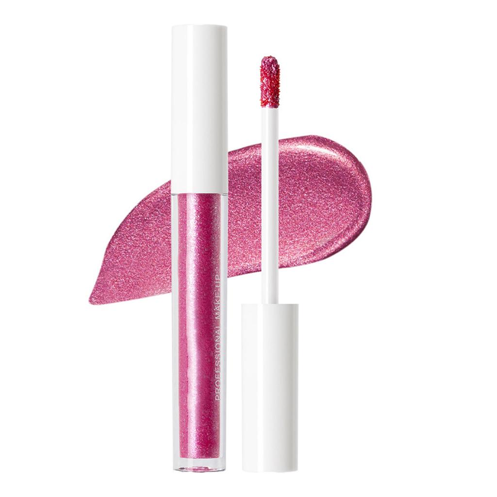 Single Tube Shimmer Metallic Liquid Eyeshadow Glitter Highlighter Long Lasting Waterproof Sparkling Eye Makeup