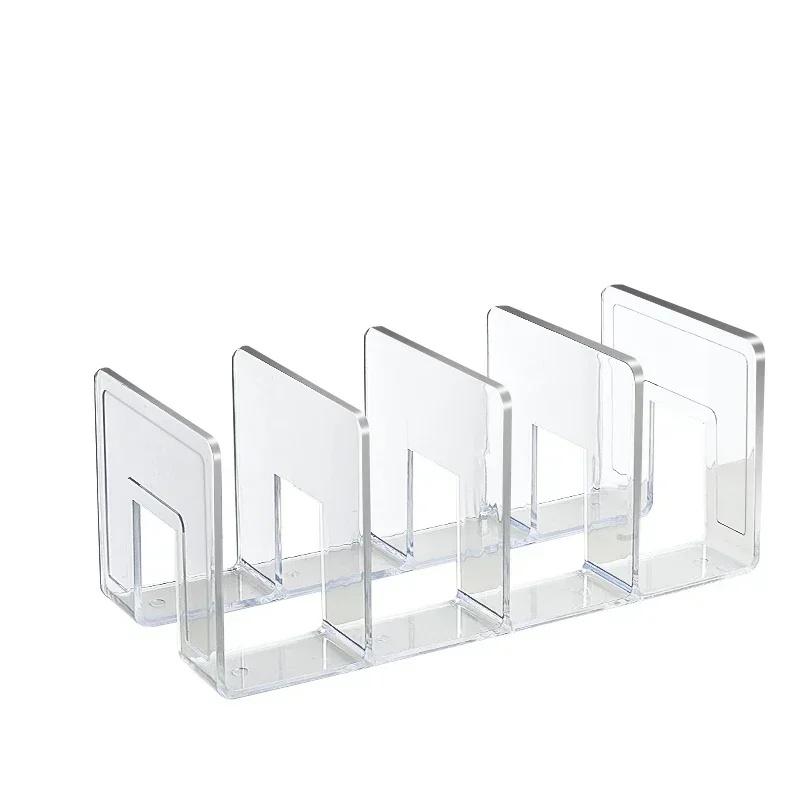 Acrylic handbag storage rack handbag divider organizer luxury bags storage rack for women transparent partition display cabinet