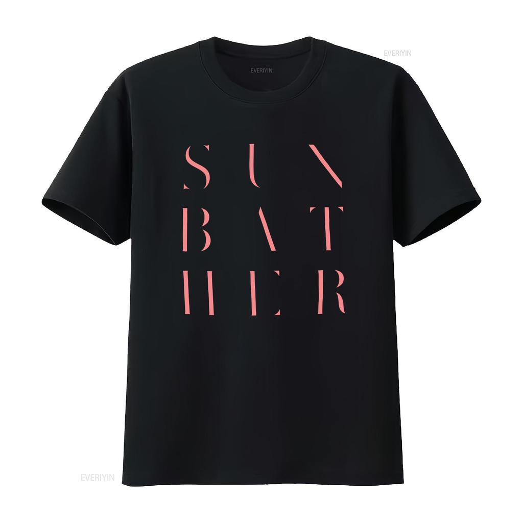 Футболка Deafheaven Sunbather Принт для Модной Уличной Одежды винтажная Стиранная Дышащая Стильная Универсальная Мягкая Унисекс Эластичная