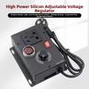 Adjustable AC Voltage Controller 110V Input 1500W Recommended Load for Power Tools and High Voltage Light Strips