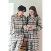 Venus Black Label Cotton Cashmere Check Couple Pajama Vpa4563