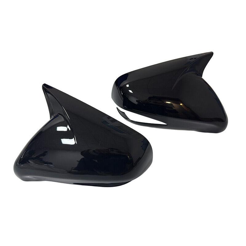 For LHD Lexus IS350 IS250 ES350 2008-2012 Car Sticker Rearview Side Mirror Cover Wing Cap Exterior Door Rear View Case Trim ABS