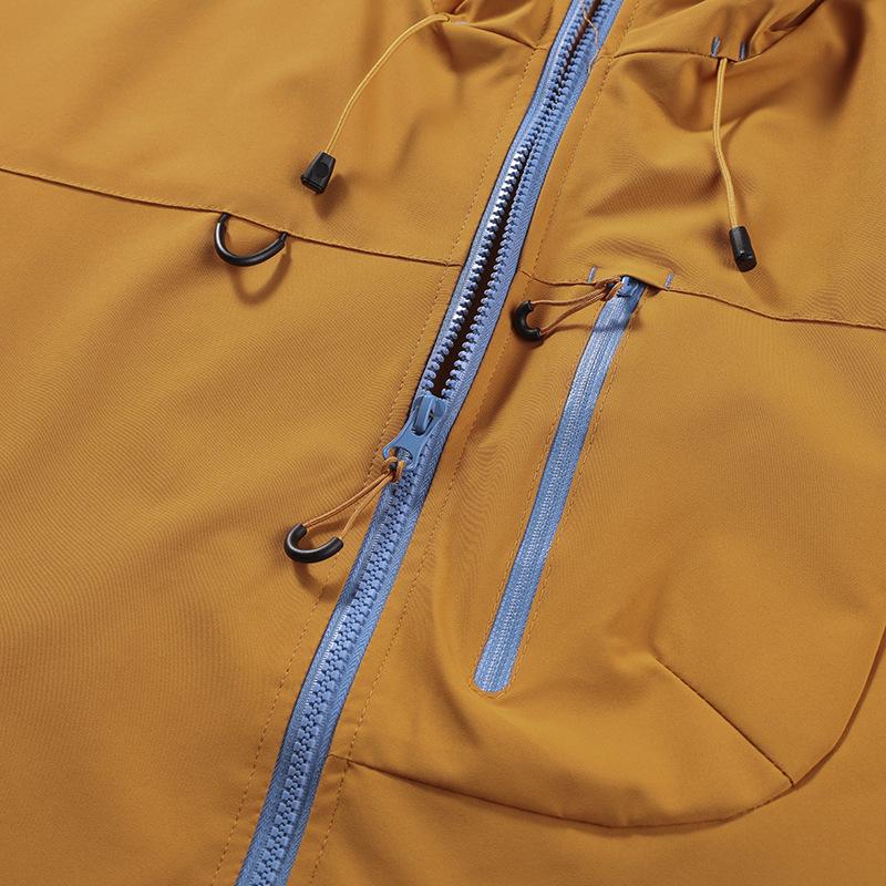 Unisex Multi-Pocket Workwear Jacket - Stylish and Functional for Spring and Autumn Outdoors