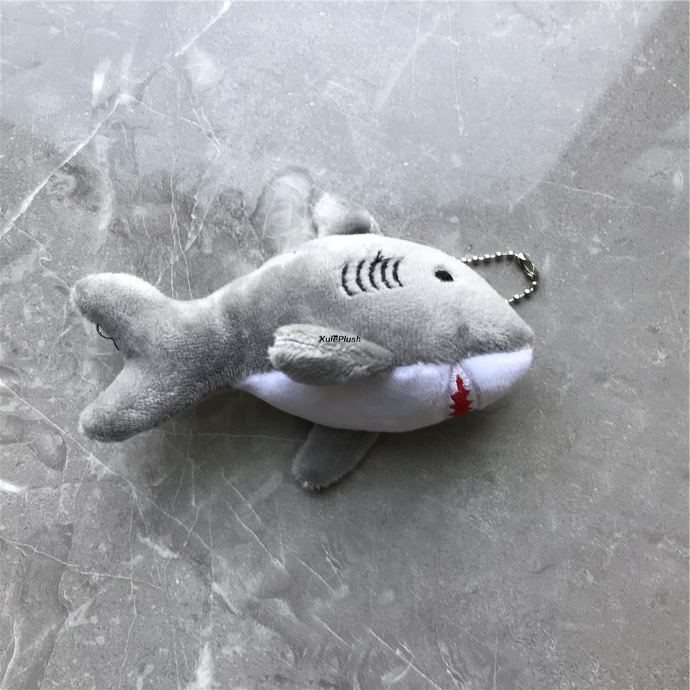 Choix de modèles - Animaux marins, peluche en coton PP avec porte-clés (poisson, requin, etc.).