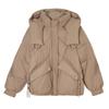 Fashion and Warm: Korean Style Short Coat with Removable Hood for Winter