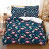 Dropship Flamingo Comforter Bedding Sets Home Textile Duvet Cover US Full  200x229cm Ropa De Cama King Size Bed Sets For Girl