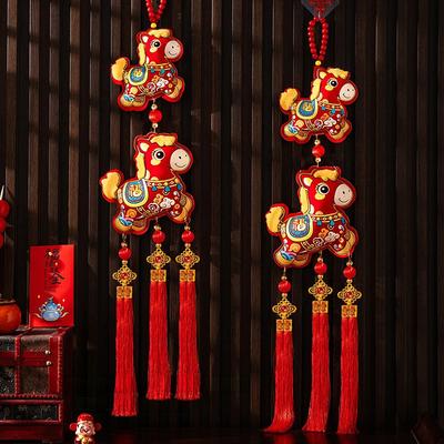Year New Tet Decoration Hanging Pendant With Tassel Chinese Lunar New Year Ornament Spring Festival Cny Decoration