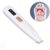 Yunir Pet Paws Trimmer, Low Noise Rechargeable Electric Trimmer with LED Light, Lubricating Oil, Brush, Safe Cat Dog Clippers for Paws Eyes Ears Face
