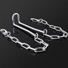 Humbler CBT Male Cock Ring Ball Stretcher With Ankle Cuffs Stainless Steel Scrotum Squeezer BDSM Bondage Adults Sex Toys For Men