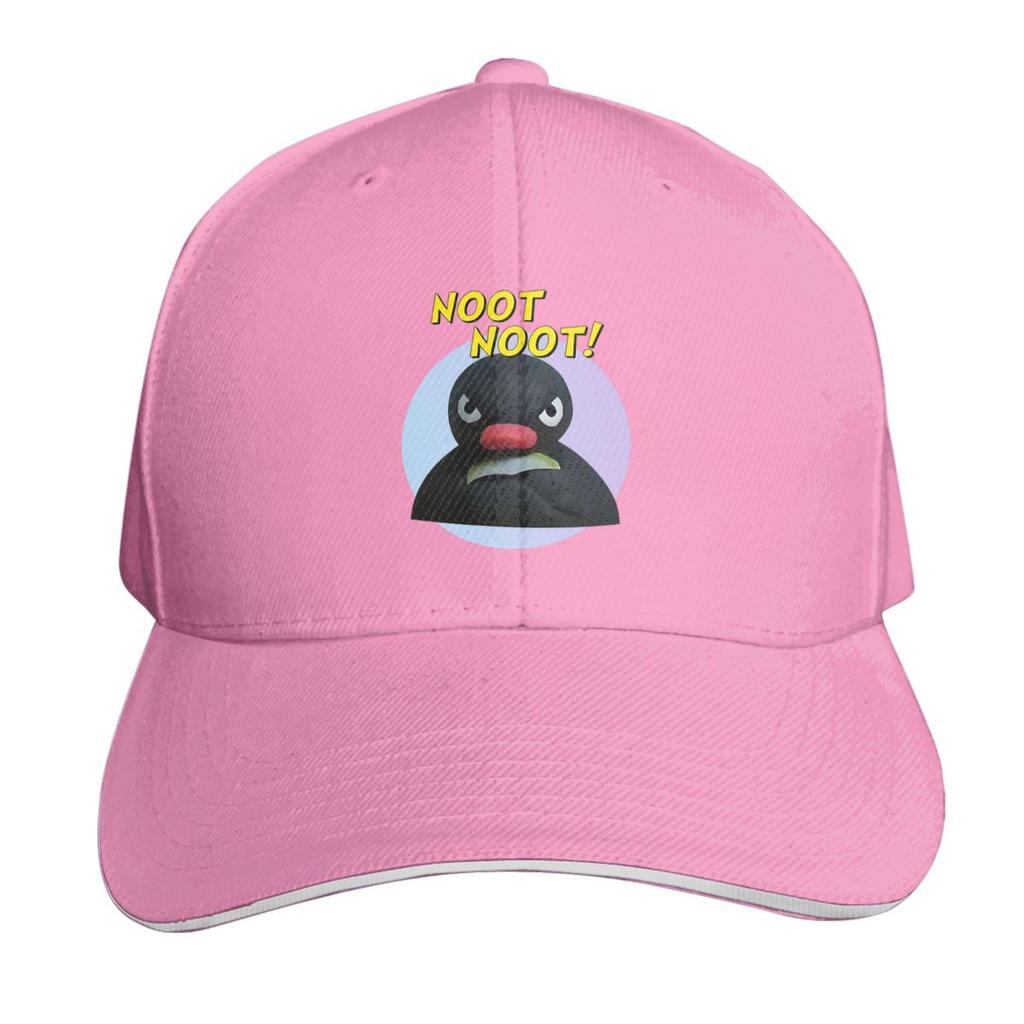 Pingu Noot Noot Logo Angery Pingu Cap Fashion Casual Baseball Caps Adjustable Hat Hip Hop Summer Unisex Baseball Hats