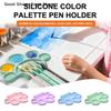 Painting Tools for Art Students; Silicone Palette, Pen Holder, Pigment Dispensing Tray.