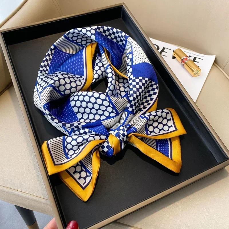 17*150cm Ribbon Silk Scarfs Female Luxury Design Hair Band Skinny Scarf Neck Ties Women Bag Scarves Neckerchief Foulard Lady