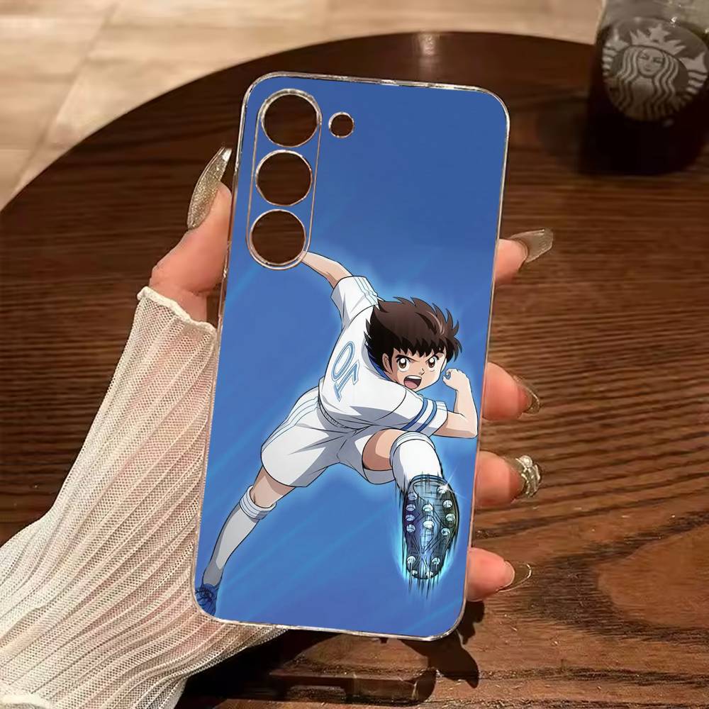 Cool Anime C-Captain T-Tsubasa Phone Case For Samsung GalaxyA13,21s,22,31,32,52,53,71,72,73 Transparent Cover
