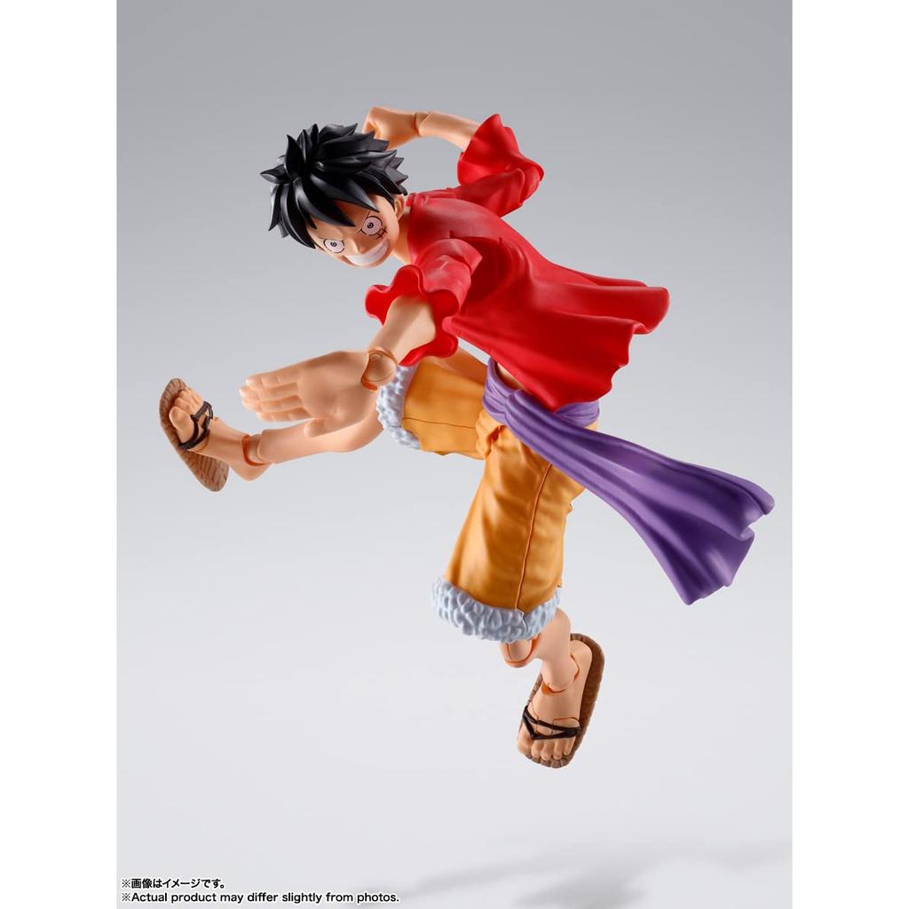 TAMASHII NATIONS S.H. Figuarts ONE PIECE Monkey D. Luffy - Onigashima Raid 145mm Painted PVC Action Figure