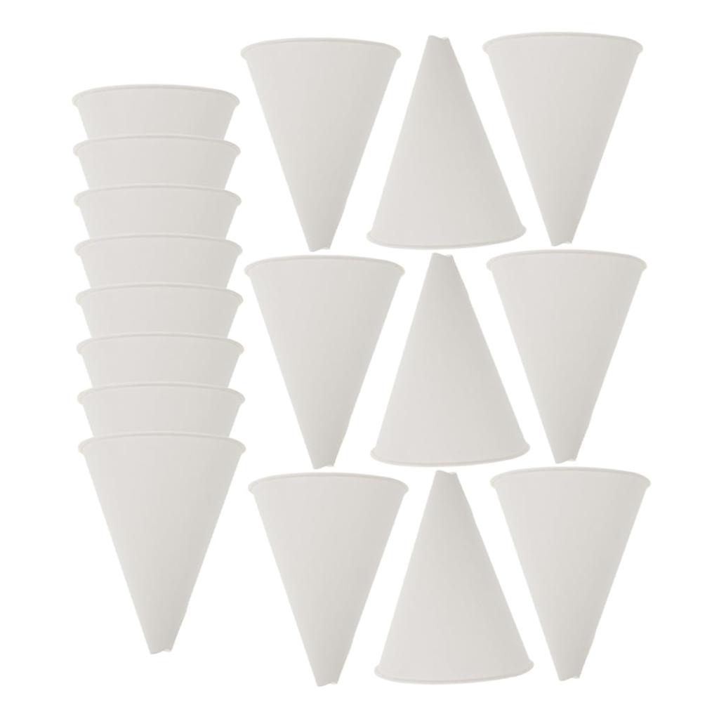 GLEAVI 30pcs Disposable Lot Kitchen Bottle Filling Funnel Kitchen Paper Funnel Disposable Funnel