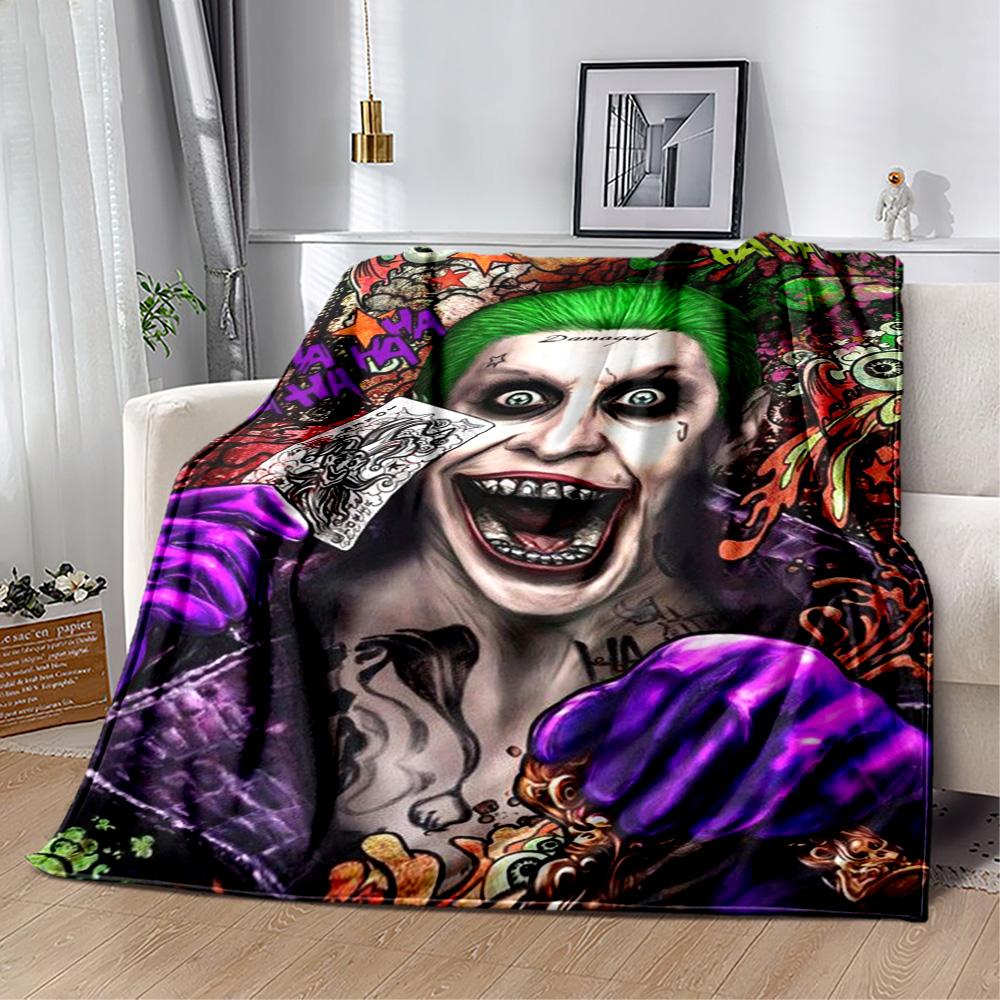 The Joker's Chaos Blanket Suitable for sofas,travel, living rooms also a good gift for friends and family Suitable for all seasons.
