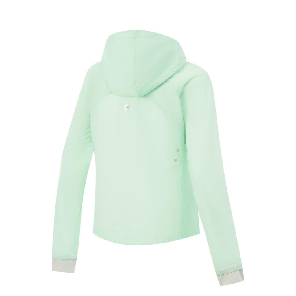 Li Ning Fitness Series Trench Coat Women's Light Neon Turquoise AFDVG52-5