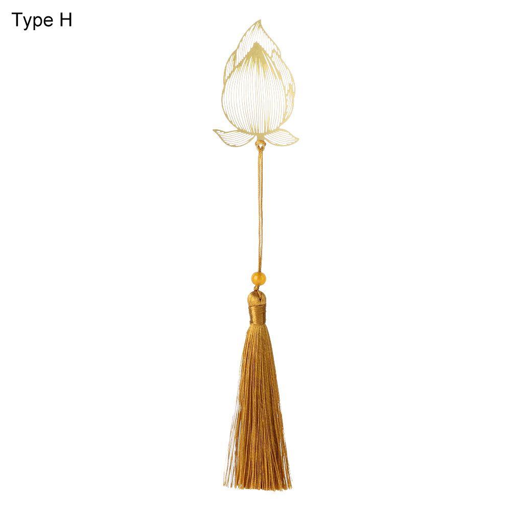 Student Gifts School Stationery Books Accessories Leaf Metal Bookmark Reading Mark Brass Book Clip