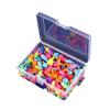 Transparent Storage Box for Electronics, Jewelry, Tools, Plastic Parts, and Fishing Tackle with Large Fixed Grids