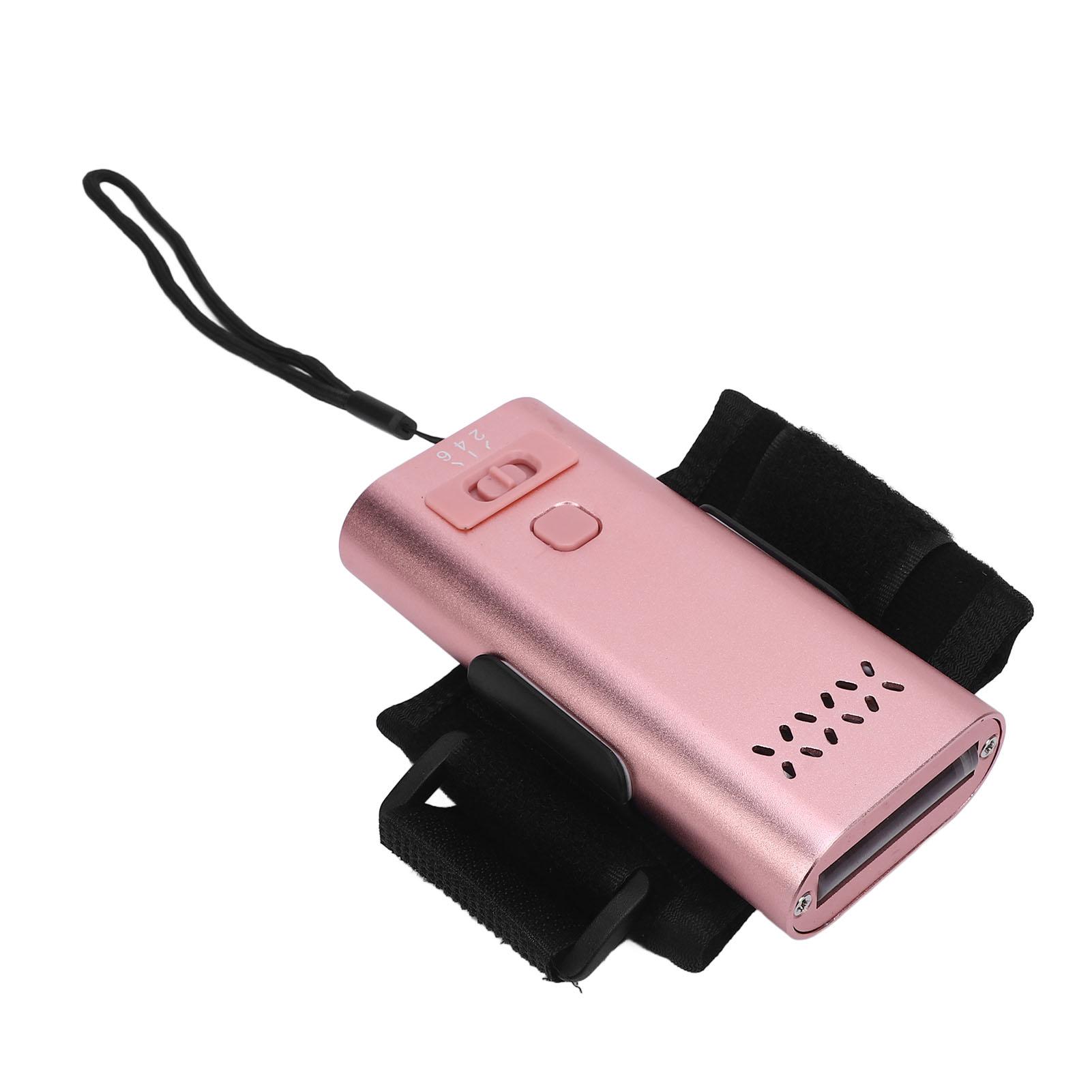 LED Hair Extension Light Gel Curing Lash Light 395nm 6W Aluminum Alloy 3 Gears Portable Wrist Gel Nail Lamp for Nail Art Lash Extension