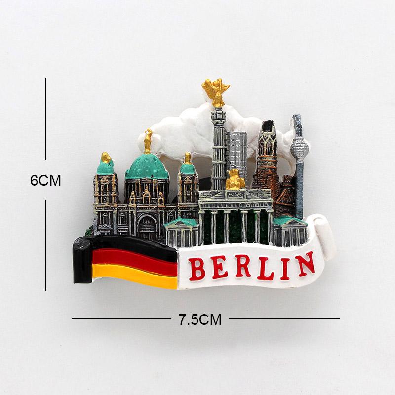 

холодильник магнитные наклейки на холодильник Германия Кельнский собор Берлин Гейдельберг Нейкал Дрезден Мюнхен Германия туристический сувенир