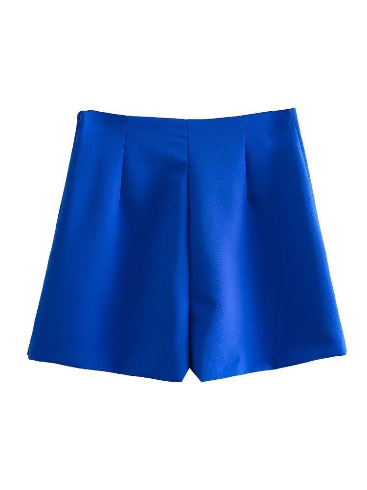 Spring 2025 Women's European-American Style Slit Hem Skirt Pants