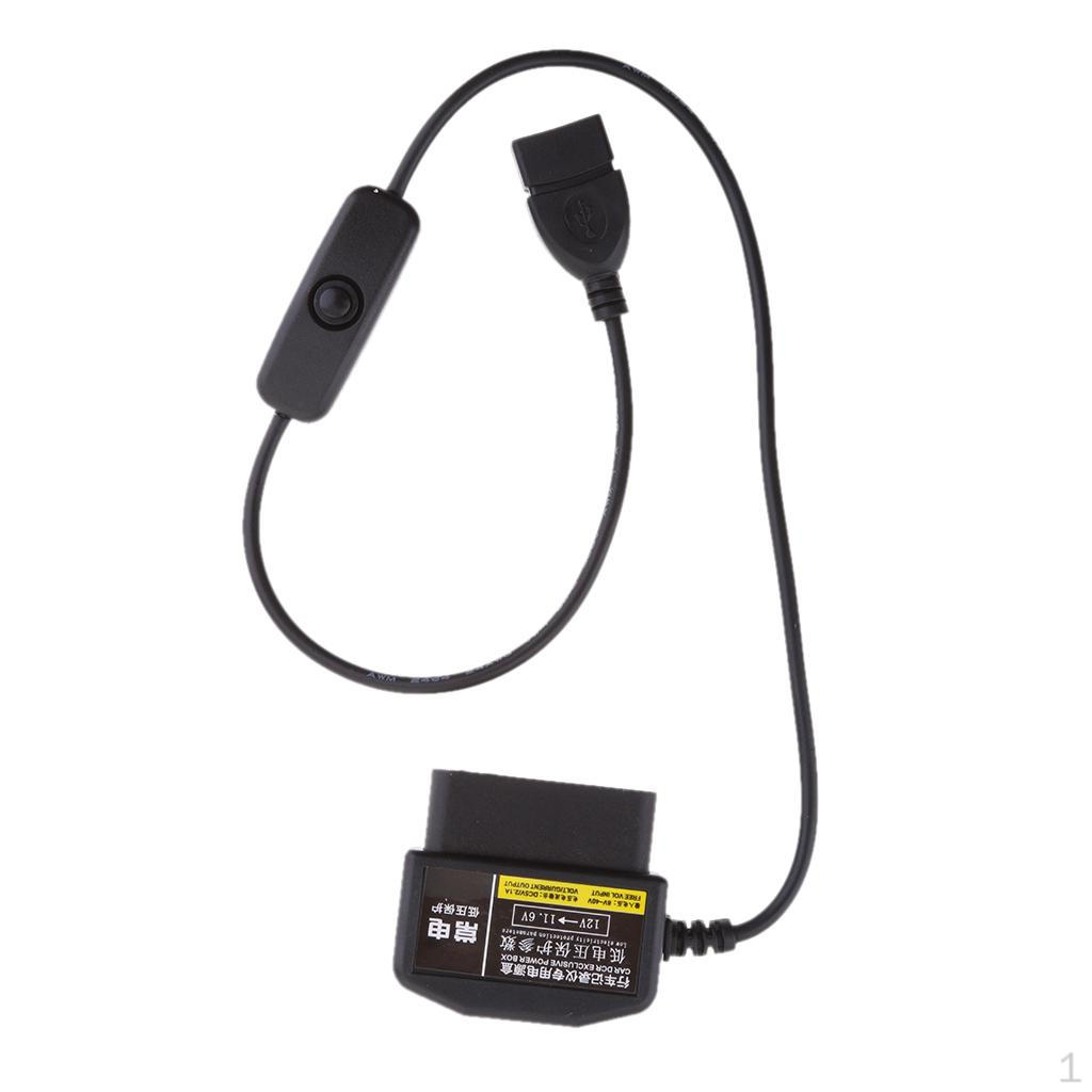 Car Charger 16 Pin Connector USB Power Cable for Phone Camera GPS