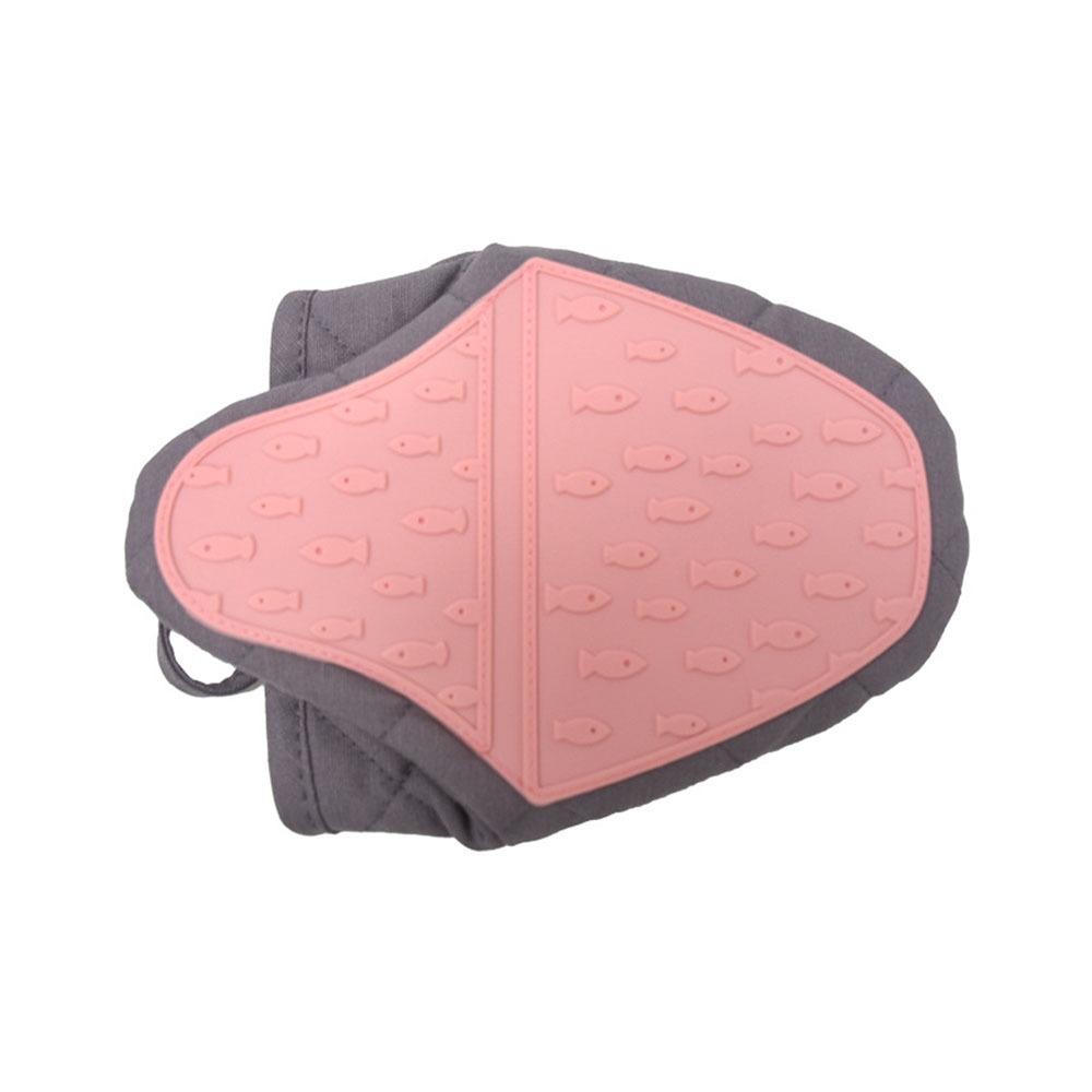 Fish Shaped Microwave Mitts Non-Slip Anti Scald Gloves Multi-purpose Hand Clip  Baking