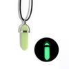 1Pc Hexagon Pillar Stone Necklace Bullet Pendant Choker Necklace Fashion Jewelry Gift