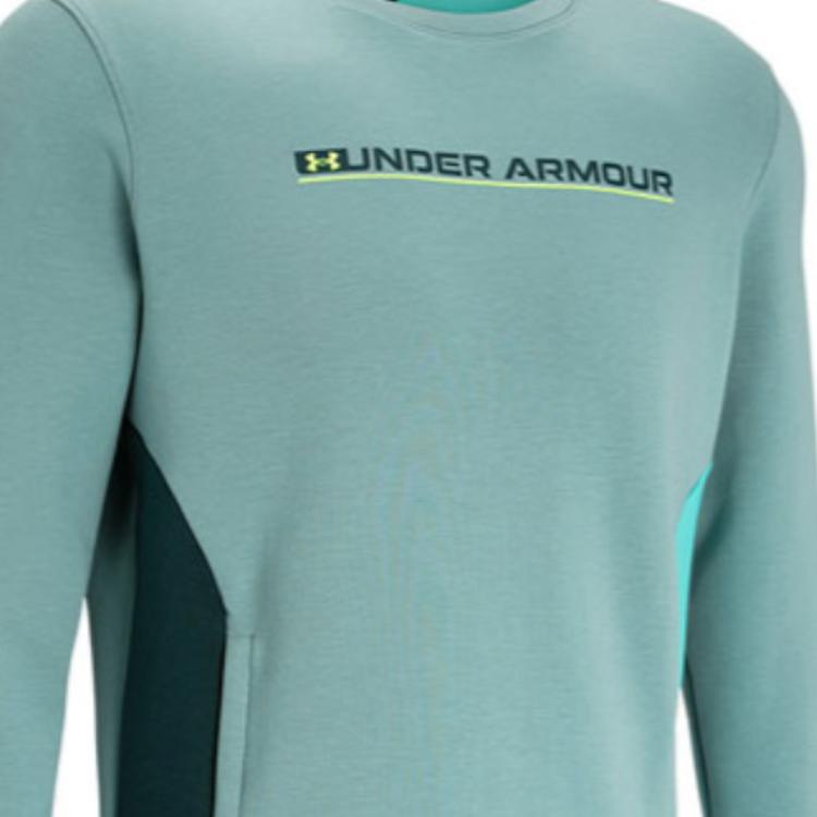 Under Armour Summit Series Knitted Crew Neck Training Sweatshirt Men Sweatshirt Green 1370417-391