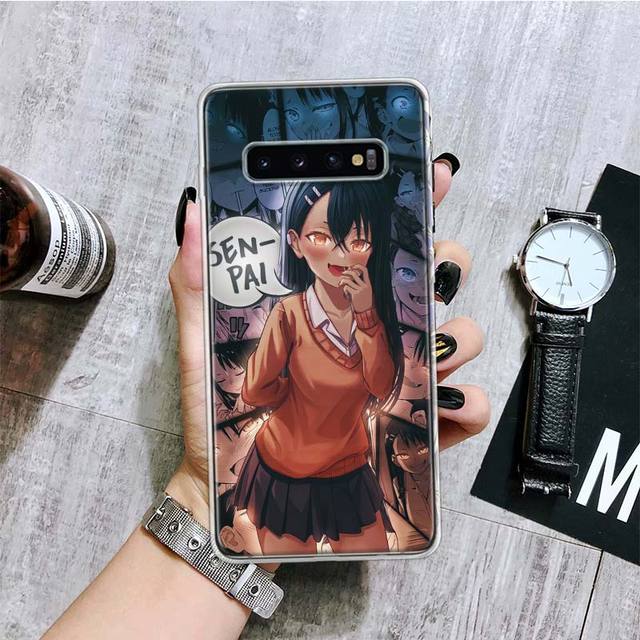 Nagatoro San Anime Estetisk telefondeksel for Samsung Galaxy S20 Fe S10 Plus S21 S22 S23 Ultra S10e S9 S8 S7 Edge Fundas Cover Coq