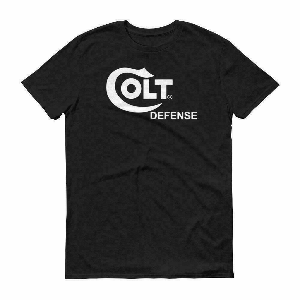 26 Colt Defense White Logo T Shirt 2nd Amendment Pro Gun Rights Tee Rifle Pistol Unisex T-Shirt XXL