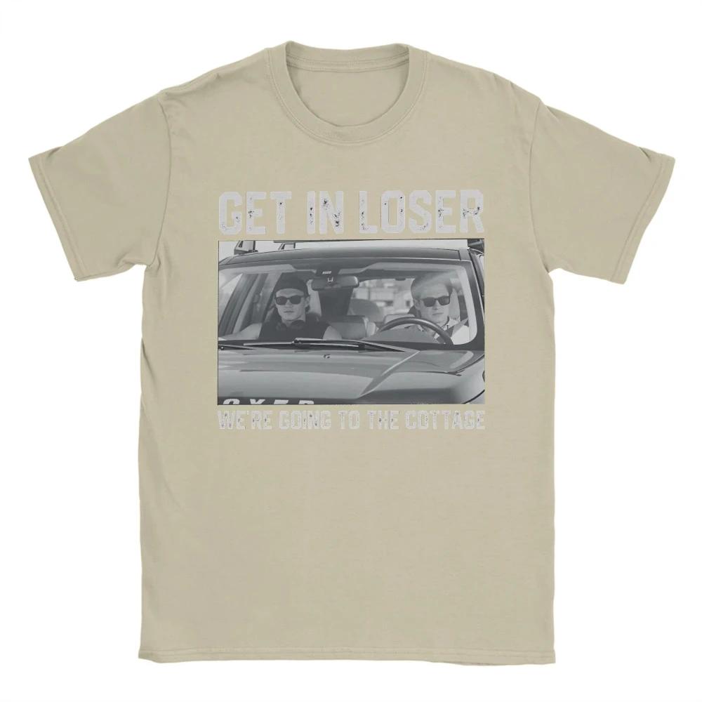 Get In Loser We'Re Going To The Cottage Featuring Men's Women T-Shirt Heated Rivalry T-Shirt Summer Cotton