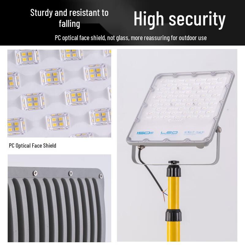 Outdoor LED Floodlight with Telescopic Stand