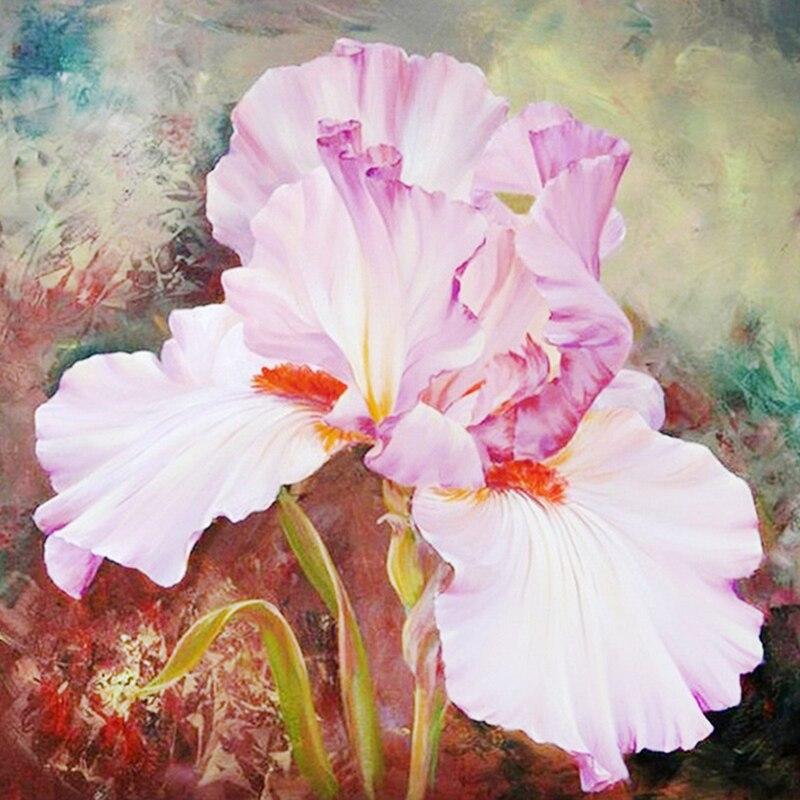 DIY 5D Diamond Painting Fresh Flower Diamond Embroidery Rose Flower Cross Stitch Full Round Drill Resin Home Decor Gift