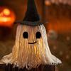 LED Specter Ornaments Luminous Mop Head Desktop Decoration Halloween Hanging Ghost Light  Study
