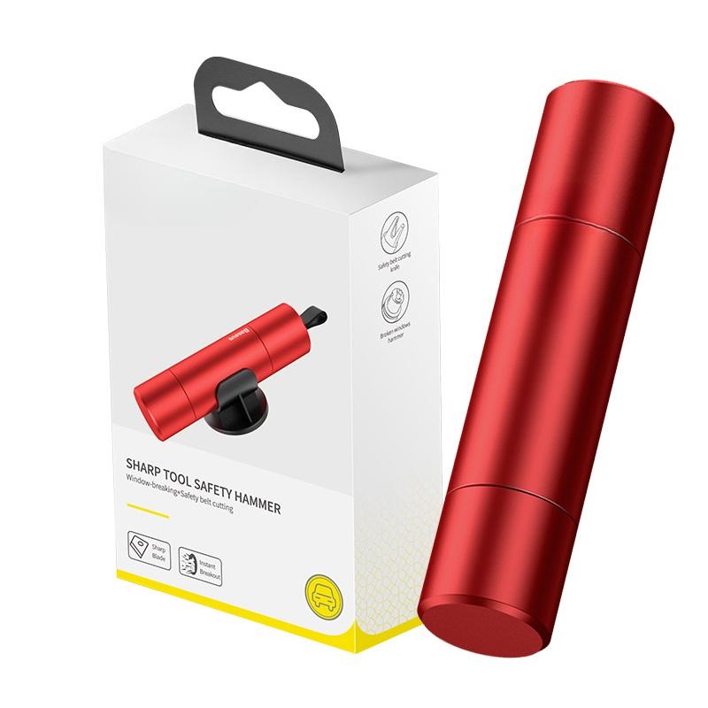 1PC Car Safety Hammer Auto Emergency Glass Window Breaker Seat Belt Cutter Life-Saving Escape Car Emergency Tool