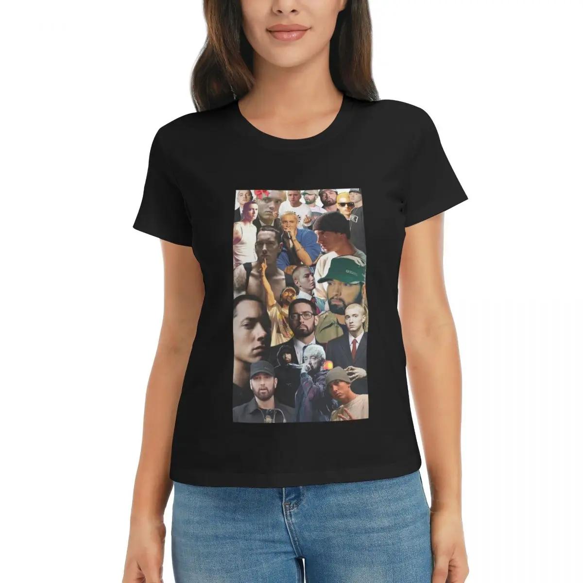 

Women TShirt Rapper Rap God Eminem Summer Short Sleeve Tees ONeck Cotton T Shirts Clothes Tops Streetwear 4XL