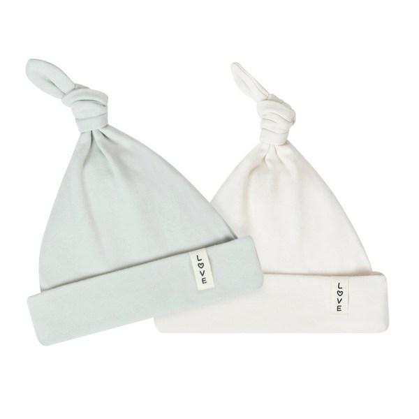 

Шапка-бини Happy Prince Baby Bebe, комплект из 2 предметов, 48см, цвет слоновой кости, синий, Популярная детская одежда в Корее