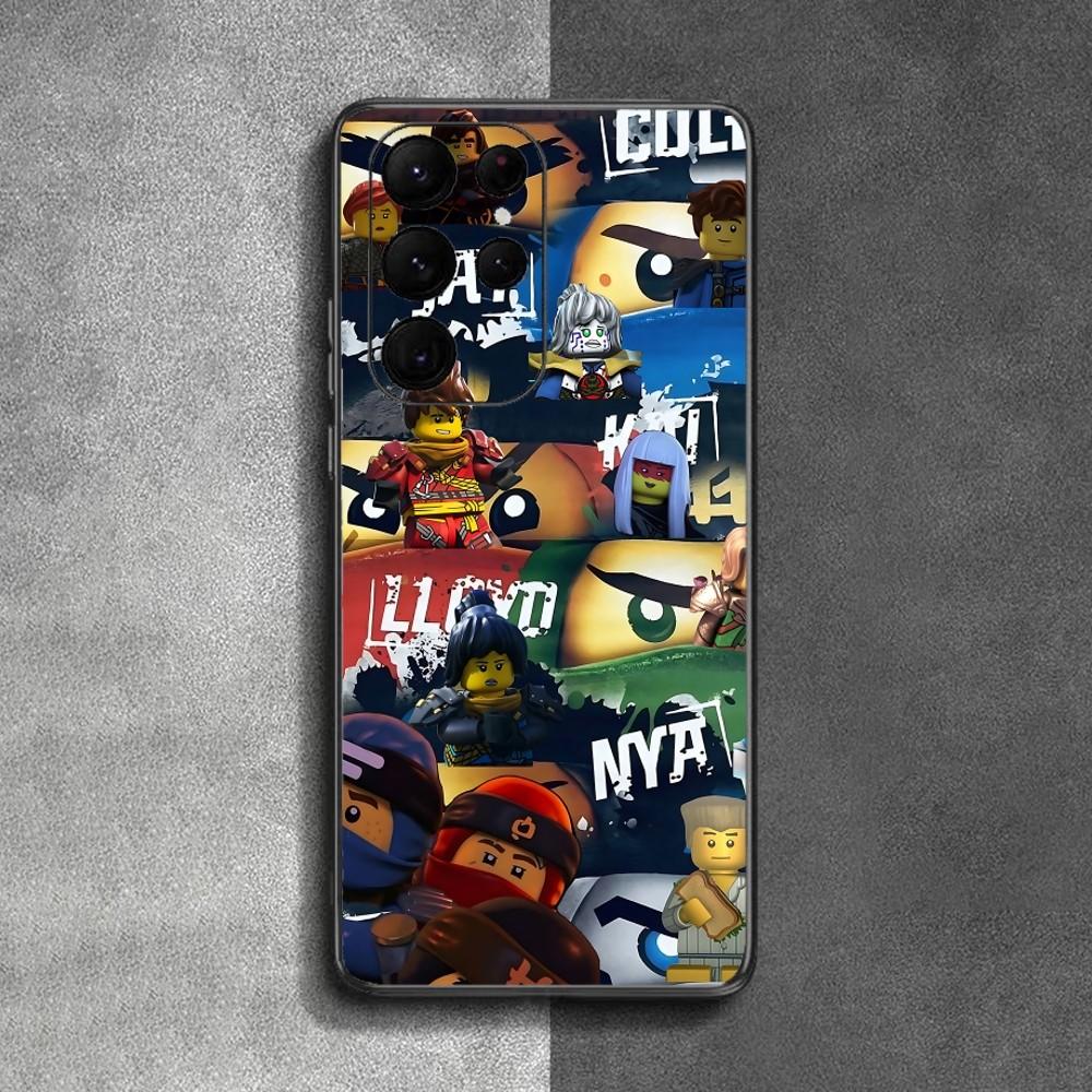 Anime N-NinjagoS Phone Case For Samsung Galaxy A52 A12 A51 S21 Edge S22ULTRA S23 S20LITE Plus Ultra Black Cover A21S