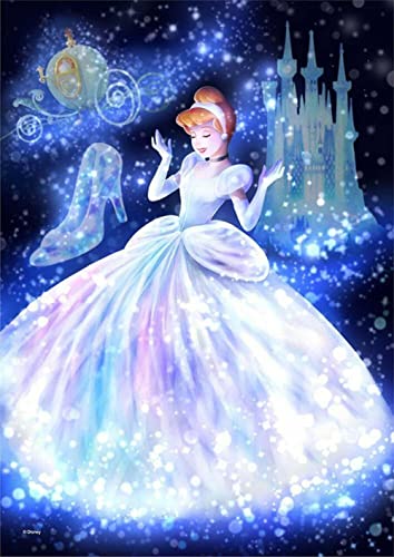 Tenyo (Made In Japan) 266-piece Pure White Jigsaw Puzzle - Disney Cinderella: Enveloped In Magical Light (18.2 X 25.7 Cm) DPG-266-960 - Includes Servi