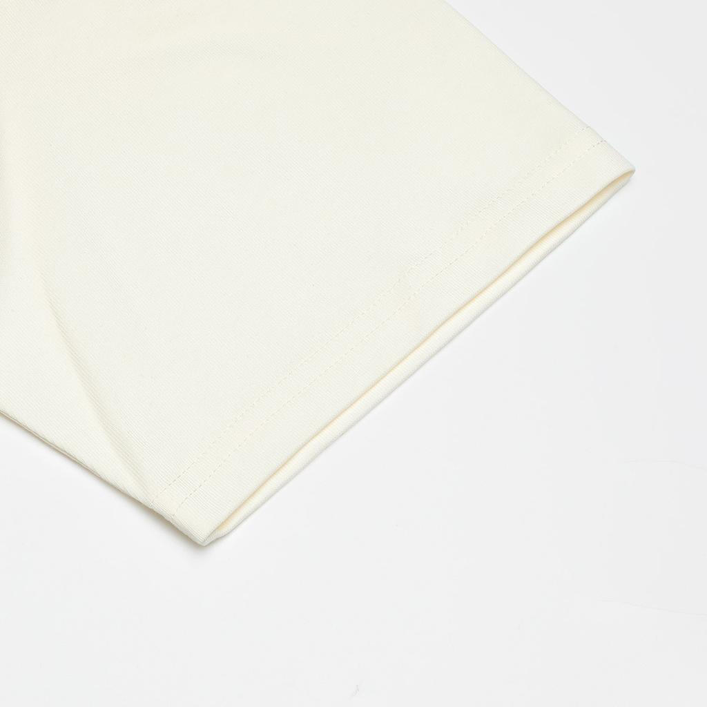 Fila Printed Fashion Versatile Knitted Tennis Short Sleeve T-Shirt Unisex Tops Off-White F11M339112F-IV