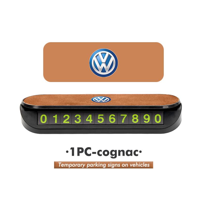 Car Temporary Parking Card Phone Number Card Plate Telephone For Volkswagen VW Polo Jetta Sagitar Magotan Passat B5 B6 B7 CCAO1