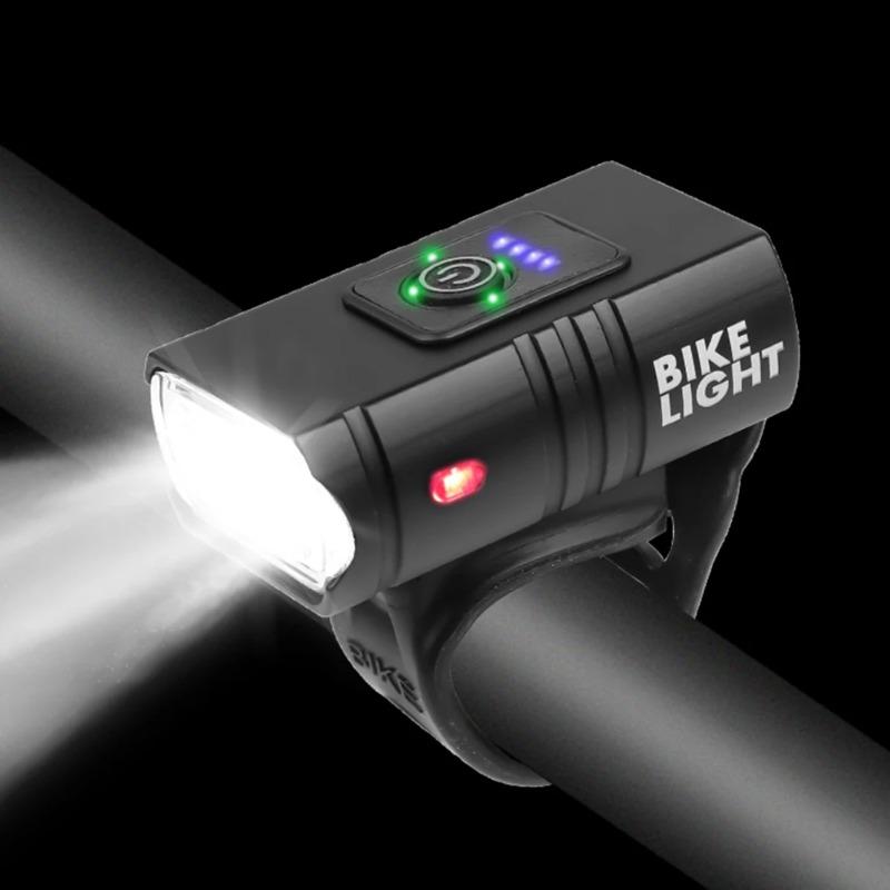 LED Bicycle Front Light 10W 6 Modes USB Rechargeable Mountain Road Bike Front Lamp Waterproof Cycling Equipment