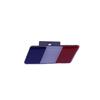 Car German Flag Grille Emblems Badge Front Grill Badge Universal Aluminum Alloy Bumper Sticker for Benz Golf VW Volkswagen AudiKD0