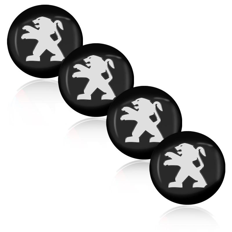 4Pcs Car Emblem Wheel Rims Center Hub Caps Car Accessories For Peugeot 308 408 508 RCZ 208 3008 2008 206 207 108 406 407 408 206 207 208 306 307